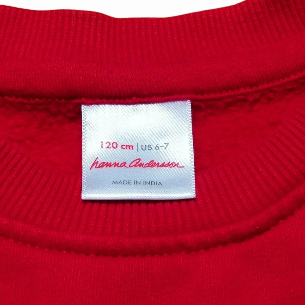 Hanna Andersson llama Sweatshirt Dress 6-7y - Picture 4 of 4